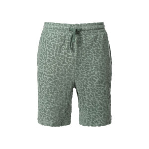 LIVERGY® Pánske froté šortky, zelené (XL (56/58))