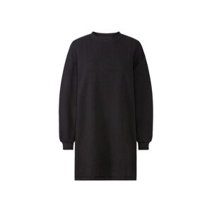 esmara® Dámske teplákové šaty (S (36/38), čierna)