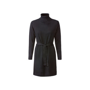 esmara® Dámske úpletové šaty (M (40/42), čierna)