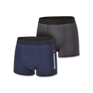 PARKSIDE® Pánske boxerky, 2 kusy (L, navy modrá)