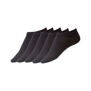 LIVERGY® Pánske ponožky, 5 párov (39/42, čierna)