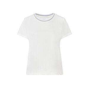 ESMARA® Dámske bavlnené tričko (XS (32/34), biela)