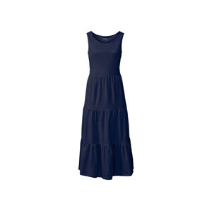 esmara® Dámske midi šaty (XS (32/34), navy modrá)