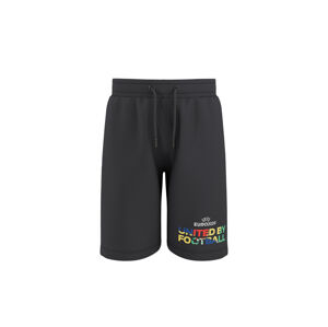 Chlapčenské teplákové šortky UEFA EURO 2024 (98/104, čierna)
