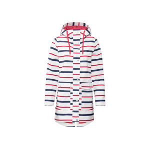 esmara® Dámsky kabát do dažďa (42, biela/ružovofialová/námornícka modrá)