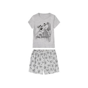 Dievčenské krátke pyžamo (146/152, Ružový panter)