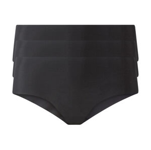 esmara® Dámske bezšvové nohavičky, 3 kusy (XS (32/34), čierna)