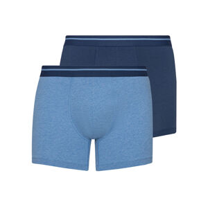 LIVERGY® Pánske boxerky, 2 kusy (S, modrá)
