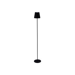 LIVARNO home Aku stojacia LED lampa s USB a dotykovým stmievačom (čierna)