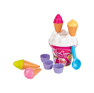 Simba Hračky do piesku (zmrzlinové vedierko, ružové)