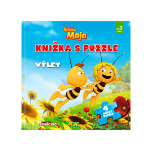 Detská knižka s puzzle (Včielka Maja)