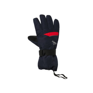 CRIVIT Pánske lyžiarske rukavice (9,5, navy modrá/oranžová/klasické rukavice)