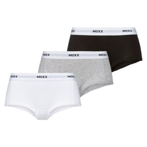 MEXX Dámske nohavičky, 3 kusy (L, biela/čierna/sivá)
