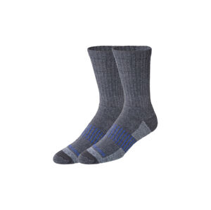 PARKSIDE® Pánske pracovné ponožky, 2 páry (43/46, sivá)