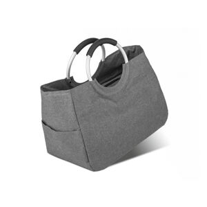 TOPMOVE® Nákupná taška/Chladiaci ruksak (nákupná taška/sivá)