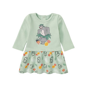 Dievčenské teplákové šaty pre bábätká (86/92, zelená)