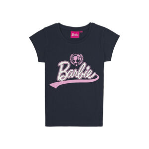 Barbie Dievčenské tričko (110/116, tmavomodrá)