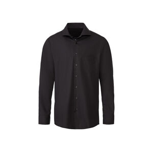 LIVERGY® Pánska košeľa „Regular Fit“ (42, čierna)