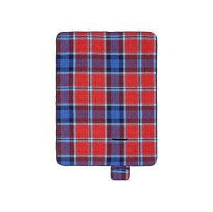 LIVARNO home Pikniková deka, 127 x 168 cm (károvaná červená/modrá)