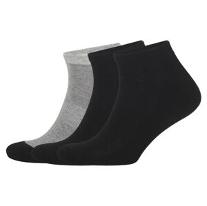CRIVIT Pánske športové ponožky, 3 páry (39/42, sivá/čierna)