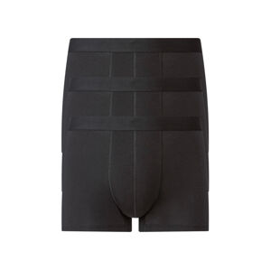 LIVERGY® Pánske boxerky, 3 kusy (M, čierna)
