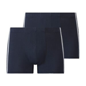 LIVERGY® Pánske boxerky, 2 kusy (L, navy modrá/sivá)