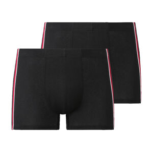 LIVERGY® Pánske boxerky, 2 kusy (XXL, čierna/červená)