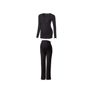 esmara® Dámske tehotenské pyžamo (S (36/38), čierna)