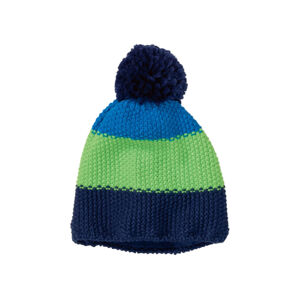 CRIVIT Detská pletená čiapka (152/164, zelená/modrá)