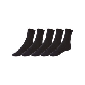 esmara® Dámske ponožky, 5 párov (35/38, čierna)