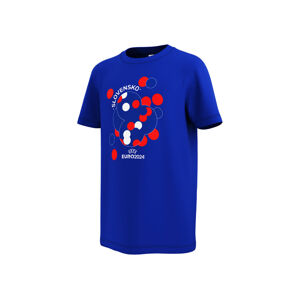 Chlapčenské tričko UEFA EURO 2024 (122/128, modrá)