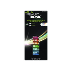 TRONIC® Batérie Ni-MH Ready 2 Use Color, 8 kusov (AAA)