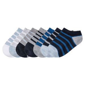 lupilu Chlapčenské členkové ponožky, 7 párov (19/22, modrá/sivá/navy modrá)
