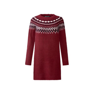 esmara® Dámske pletené šaty (M (40/42), červená)
