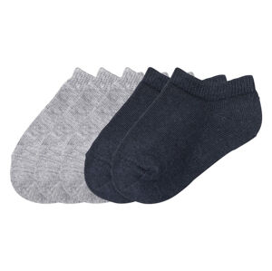 lupilu® Chlapčenské ponožky, 5 párov (19/22, sivá/navy modrá)