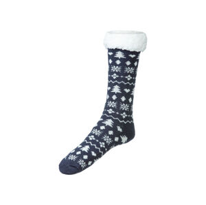 esmara® Dámske vianočné ponožky (35/38, navy modrá)