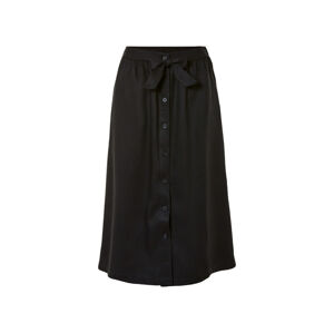 esmara® Dámska midi sukňa (46, čierna)