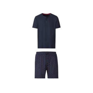 LIVERGY® Pánske krátke pyžamo (S (44/46), navy modrá)
