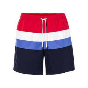 LIVERGY® Pánske plavky (XL, červená/biela/modrá)
