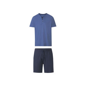 LIVERGY® Pánske pyžamo (S (44/46), modrá/námornícka modrá)