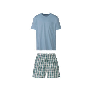 LIVERGY® Pánske krátke pyžamo (S (44/46), bledomodrá)
