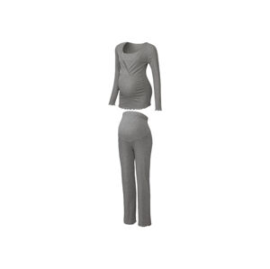 esmara® Tehotenské pyžamo (XL (48/50), tmavosivá)