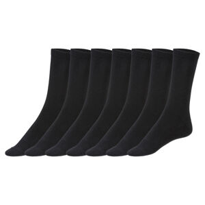 Esmara Loungewear Dámske ponožky, 7 párov (39/42, čierna)