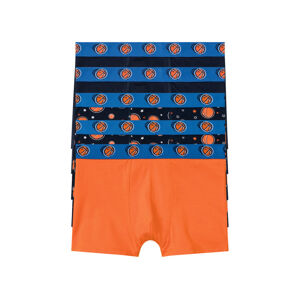 pepperts!® Chlapčenské boxerky, 3 kusy (158/164, vzor/navy modrá/oranžová)
