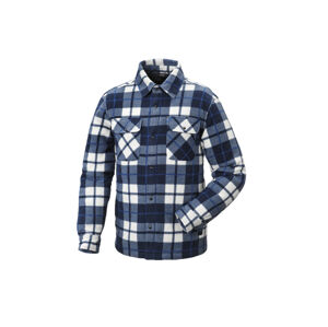 PARKSIDE® Pánska košeľová bunda (XL (56/58), biela/námornícka modrá)