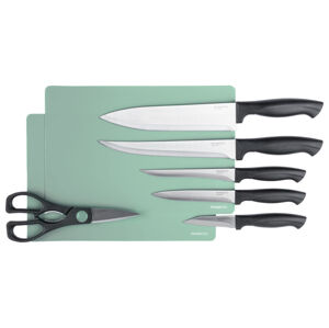 ERNESTO Súprava nožov, 8-dielna (súprava nožov s nožnicami)