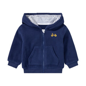 lupilu® Dievčenská/chlapčenská bunda pre bábätká (74/80, námornícka modrá)