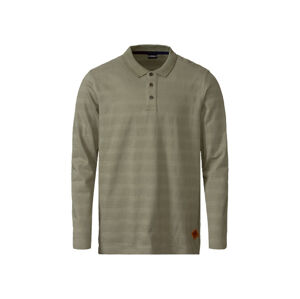 LIVERGY® Pánske tričko s dlhým rukávom (S (44/46), olivová)
