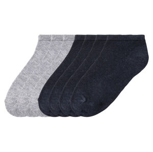 pepperts!® Chlapčenské ponožky, 7 párov (39/42, sivá/navy modrá)