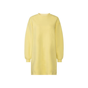 esmara® Dámske teplákové šaty (XS (32/34), žltá)